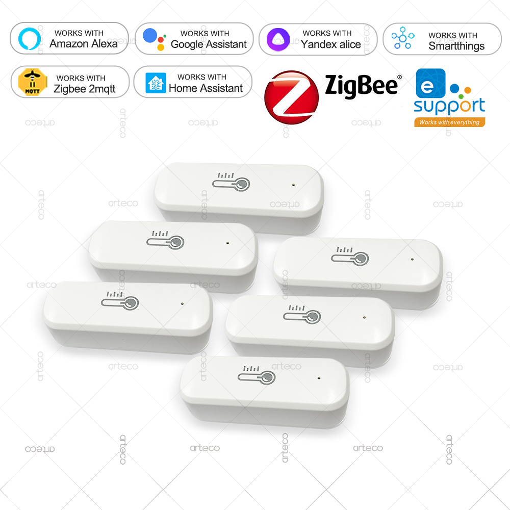 Smart Home Tablet - Zigbee Temperatur- und Feuchtigkeitssensor Smart Home