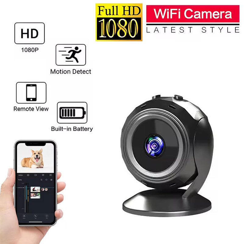 Smart Home Kamera - Mini WLAN-Kamera 360° ° Gedrehte Espia