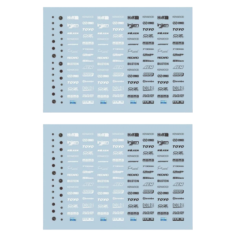 Smart Home Logo - 2PCS 1/24 Skala Modell Auto Wasser