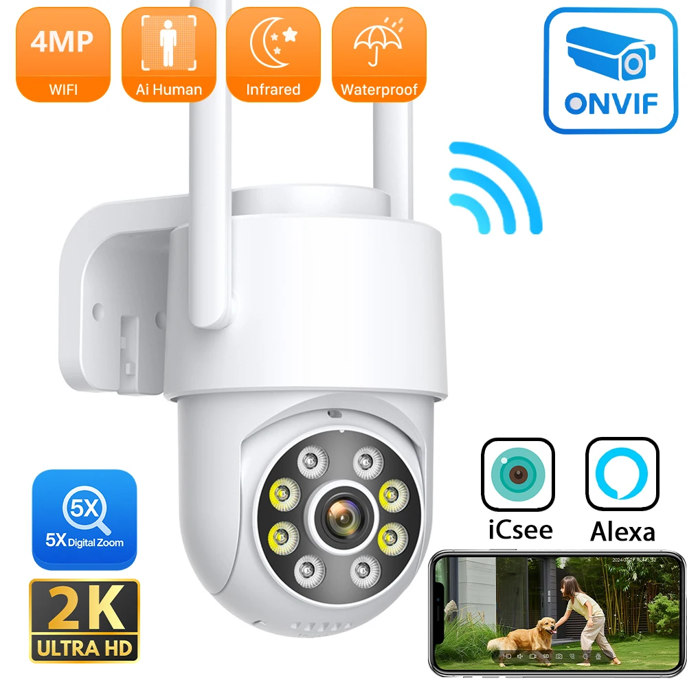Smart Home Os - PANEPO 4MP 2K ICsee Wifi Kamera