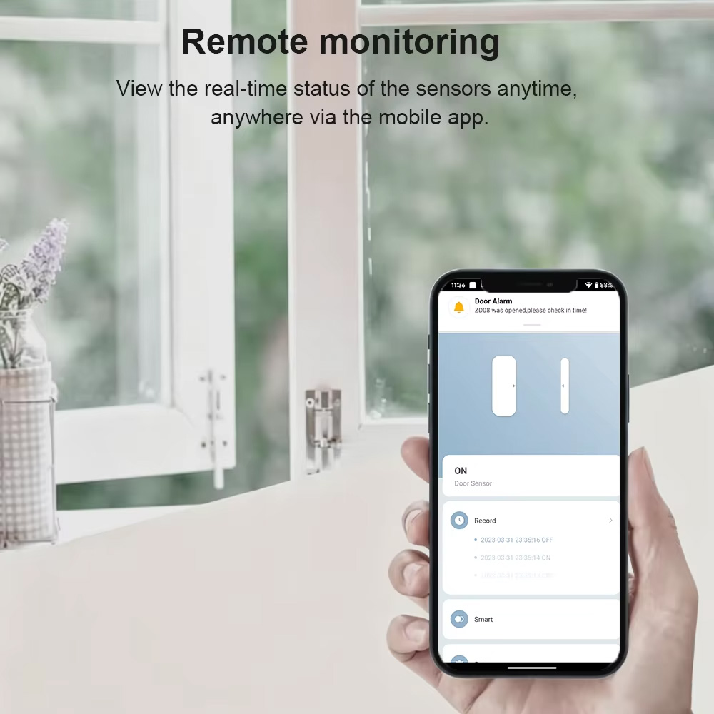 Zigbee 3.0 Tür-Fenster-Sensor  – Smart Home Tablet Bewertung und Preis