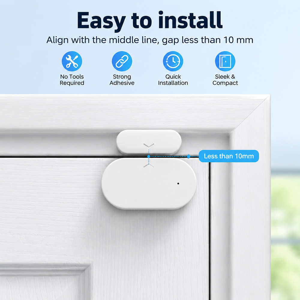 Zigbee 3.0 Tür-Fenster-Sensor  – Smart Home Tablet Bewertung und Preis