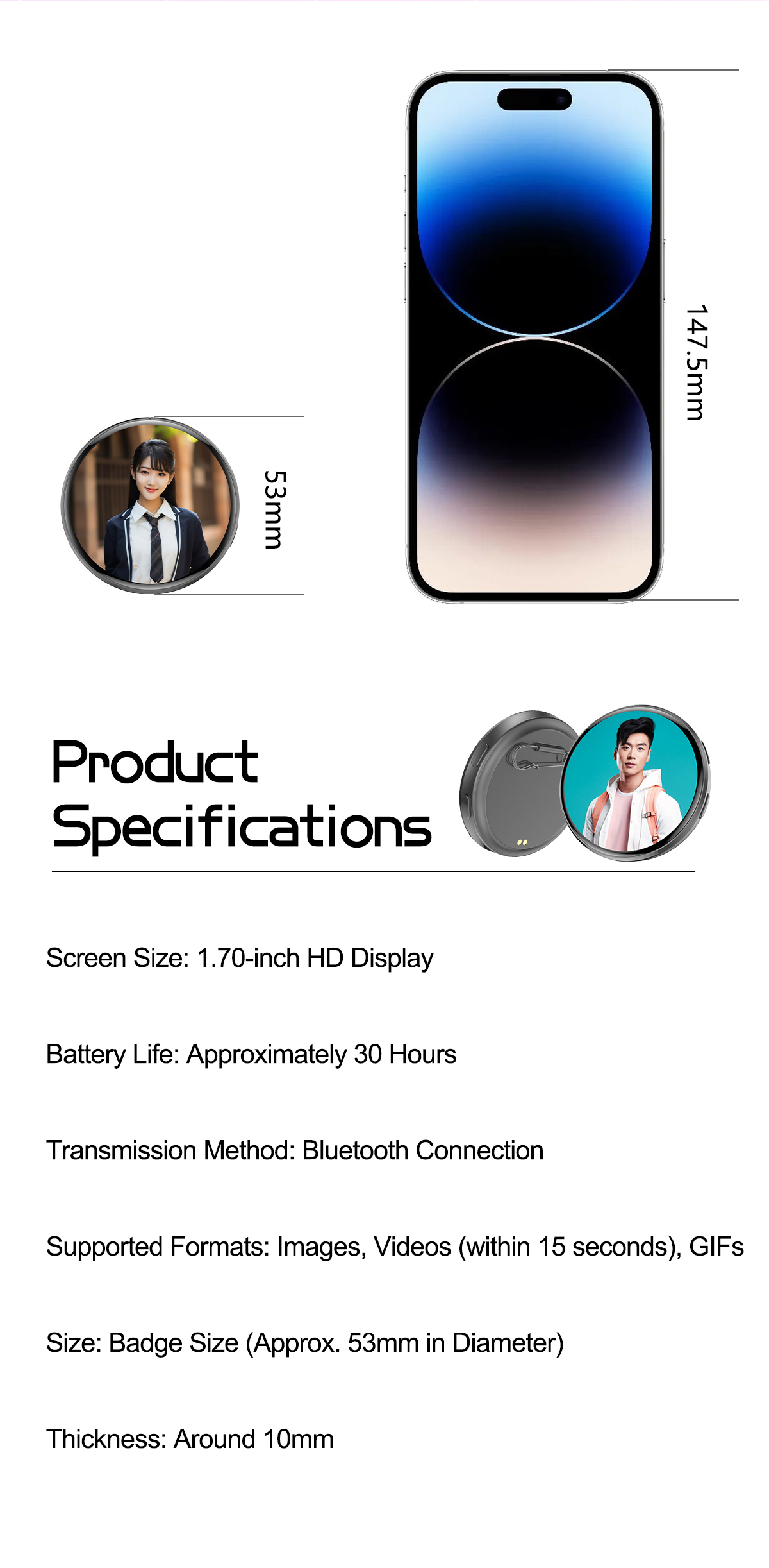 1,7-Zoll-HD-Bildschirm Anime E – Smart Home Icon Bewertung und Preis