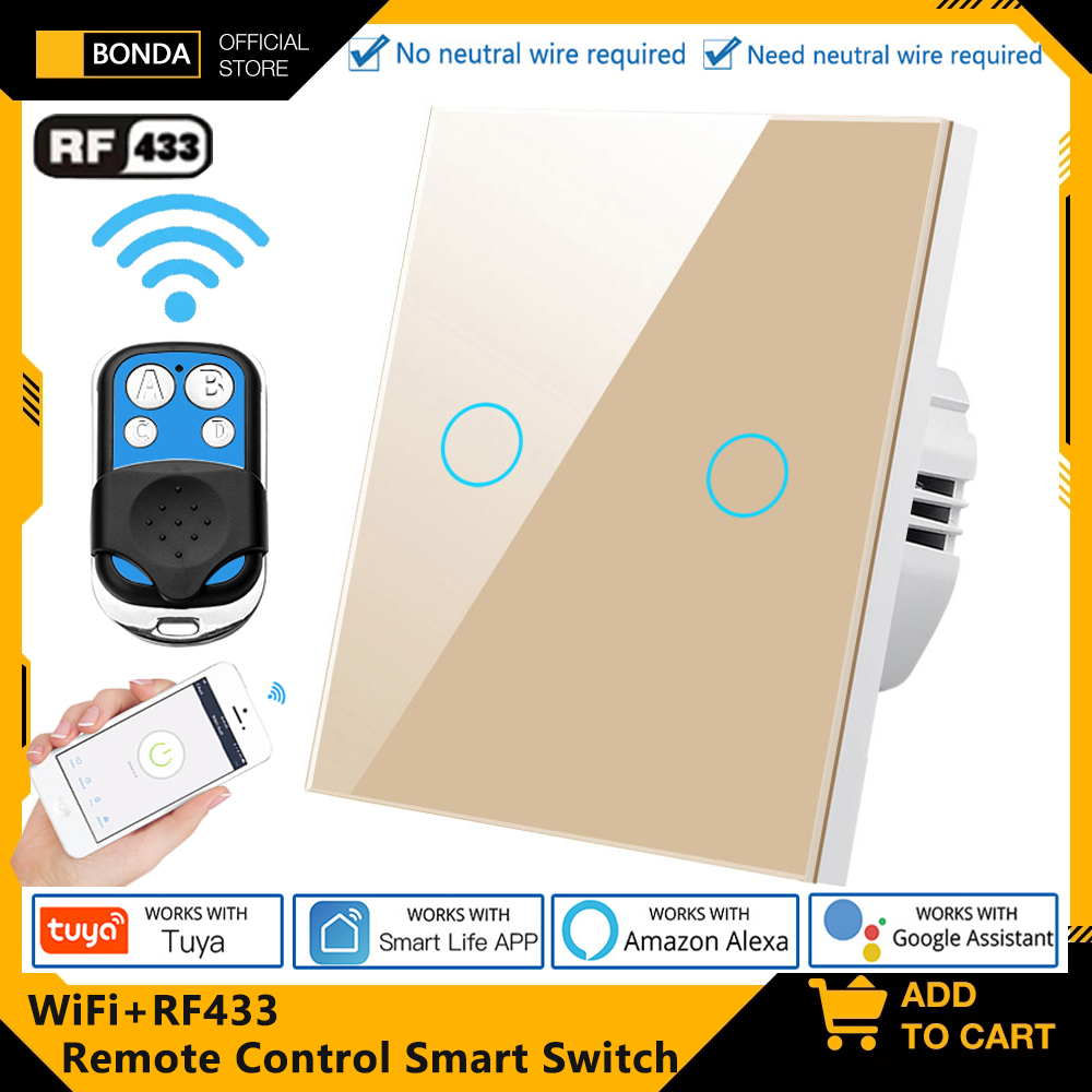 Tuya EU WiFi+RF433 Smart Fernb – Smart Home Europe Bewertung und Preis
